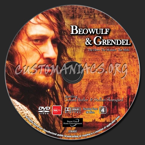 Beowulf & Grendel dvd label