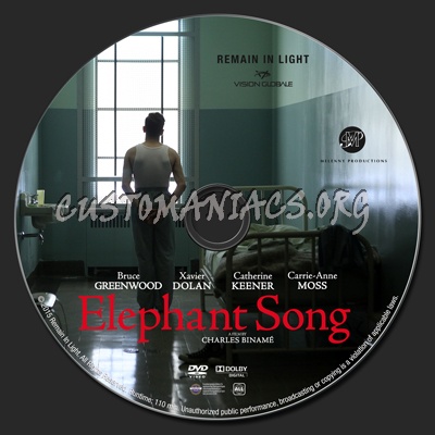 Elephant Song dvd label