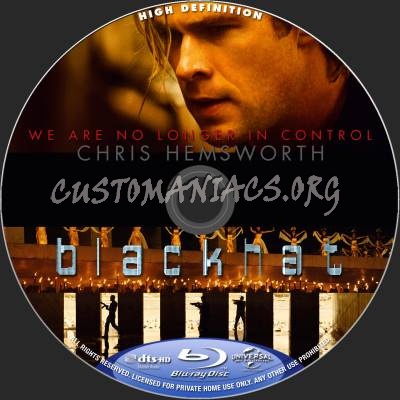 Blackhat blu-ray label