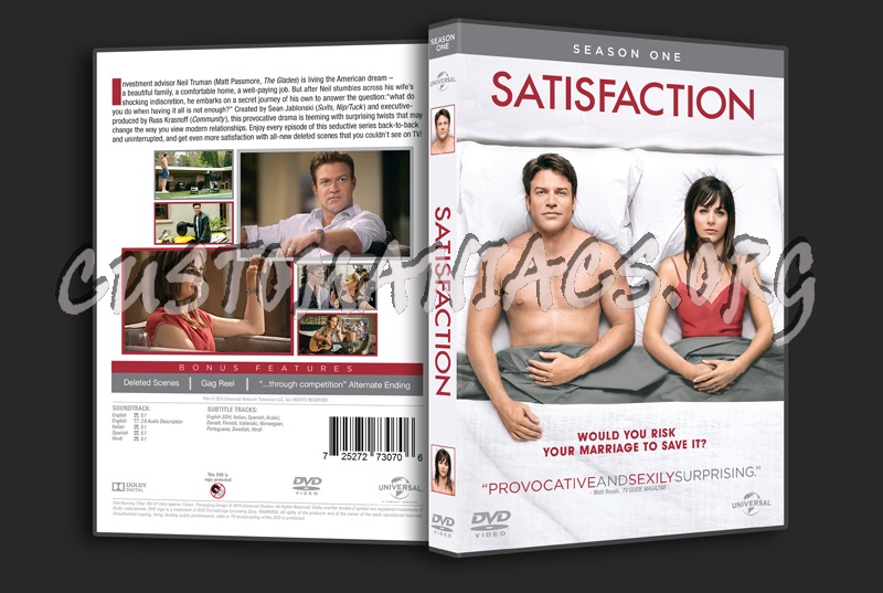 Satisfaction Season 1 dvd cover