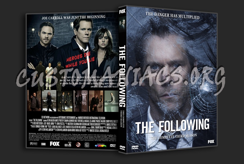 The Following Season 3 dvd cover