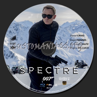 Spectre blu-ray label