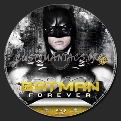 Batman Forever blu-ray label