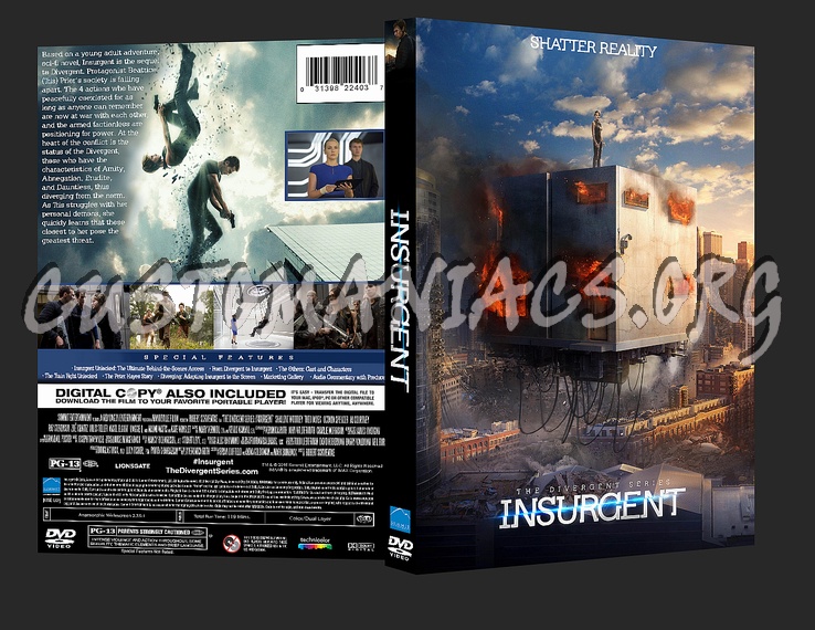 Insurgent dvd cover