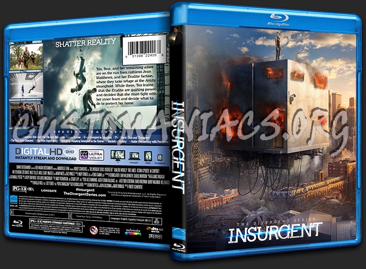 Insurgent blu-ray cover