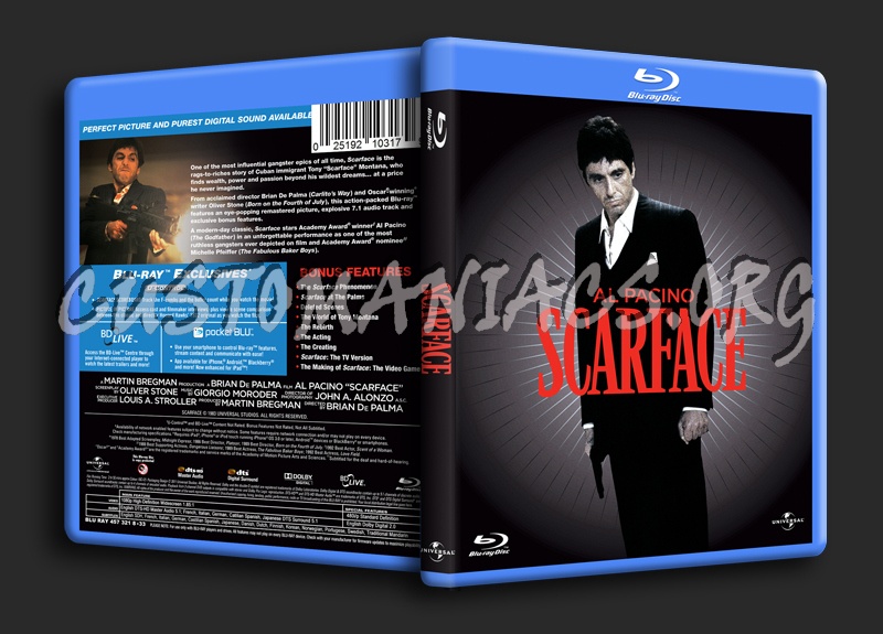 Scarface blu-ray cover