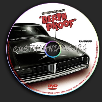 Death Proof dvd label