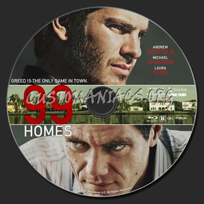 99 Homes blu-ray label