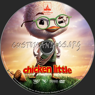 Chicken Little blu-ray label