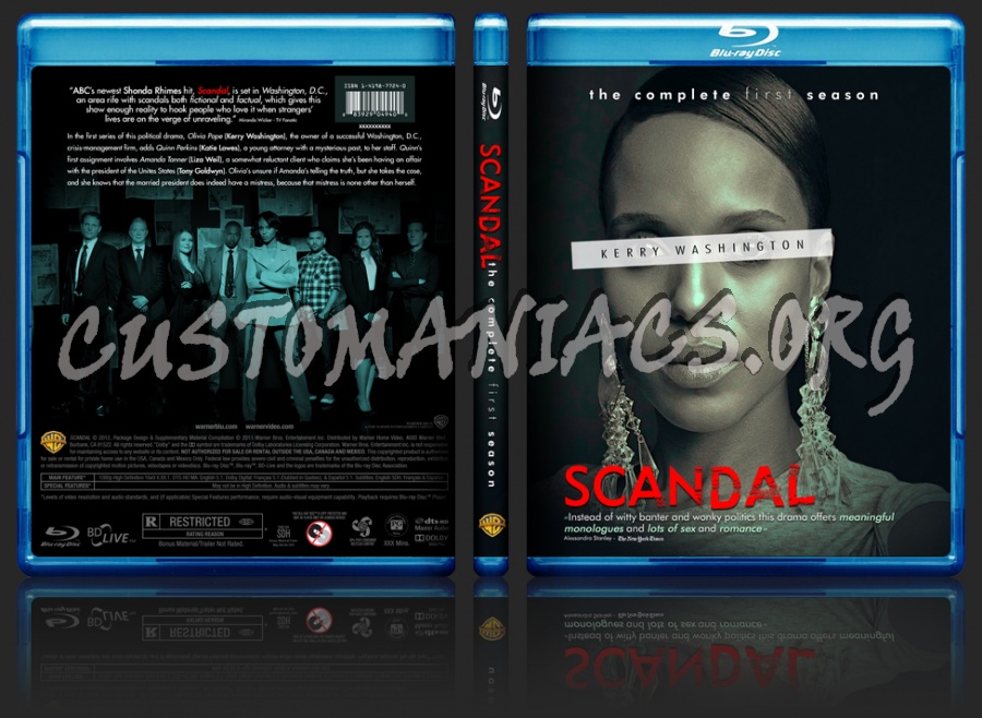 Scandal - First Season blu-ray cover