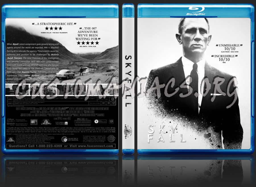 SkyFall blu-ray cover