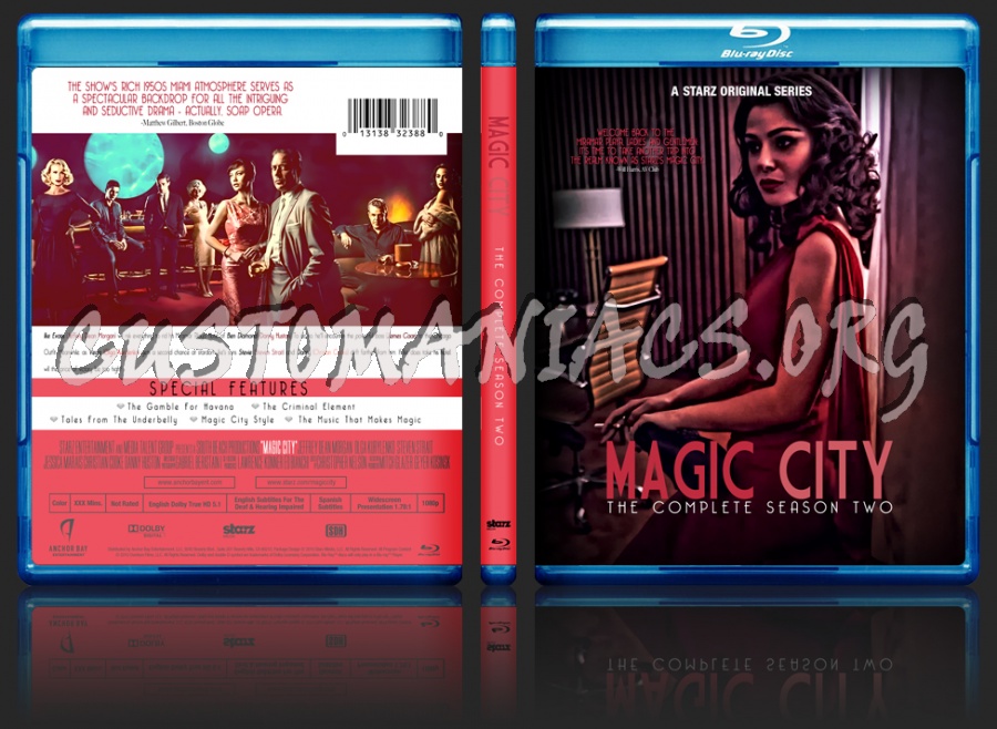 Magic City - Second Season blu-ray cover