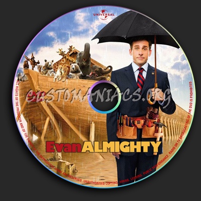 Evan Almighty dvd label