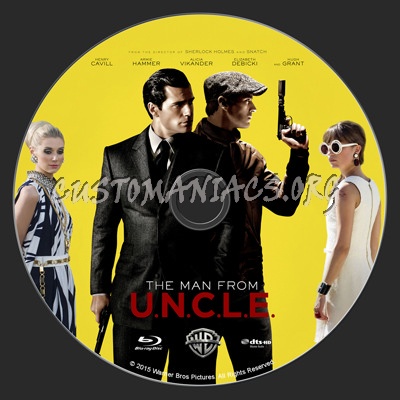 The Man From UNCLE (U.N.C.L.E.) blu-ray label