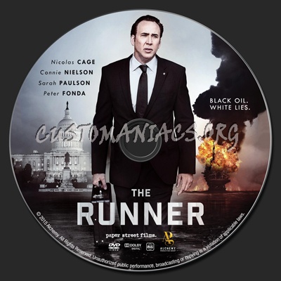 The Runner dvd label