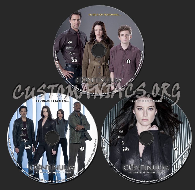 Continuum - Season 2 dvd label