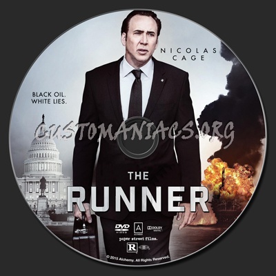 The Runner (2015) dvd label