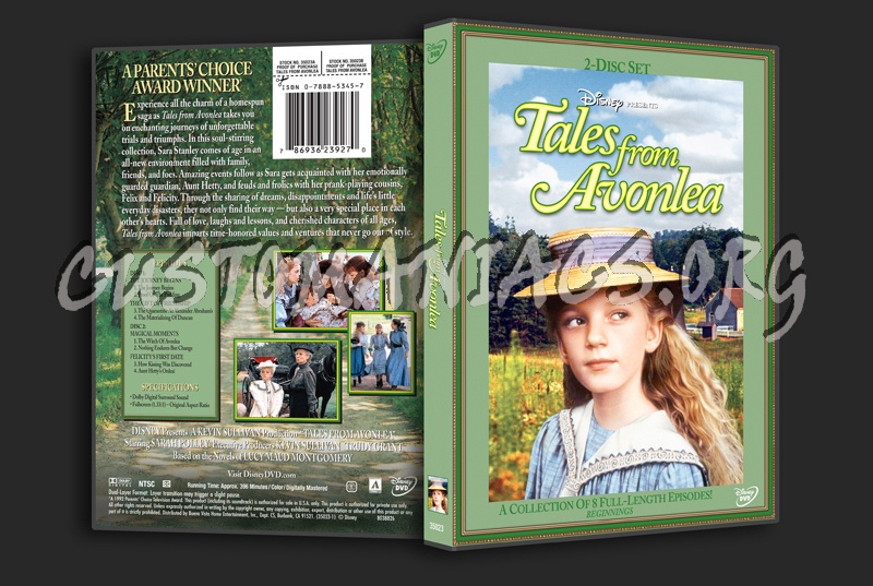 Tales From Avonlea dvd cover