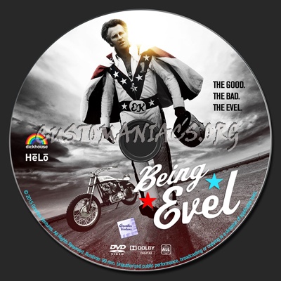 Being Evel dvd label