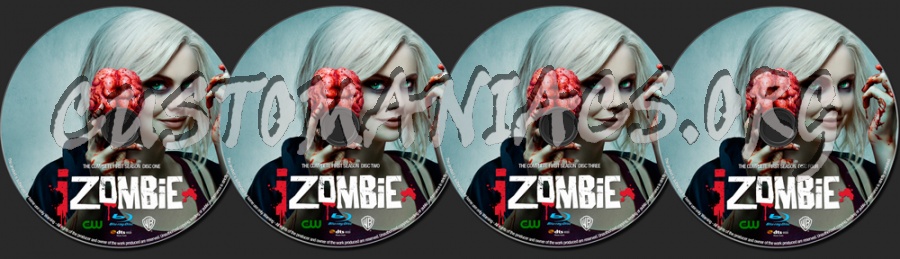 iZombie Season 1 blu-ray label