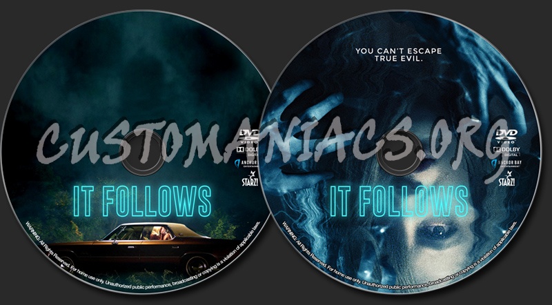 It Follows (2014) dvd label