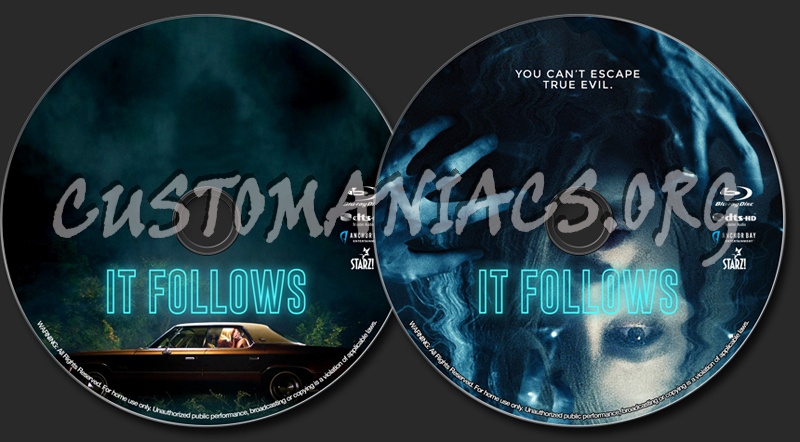 It Follows (2014) blu-ray label