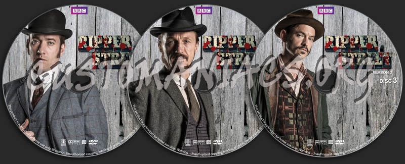 Ripper Street - Season 3 dvd label