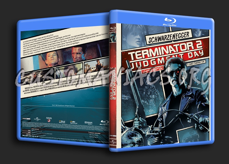 Terminator 2 Judgement Day blu-ray cover