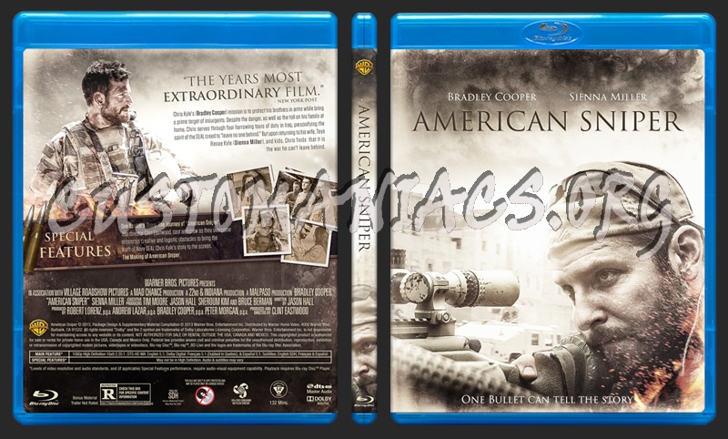 American Sniper blu-ray cover