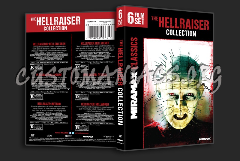 The Hellraiser Collection dvd cover