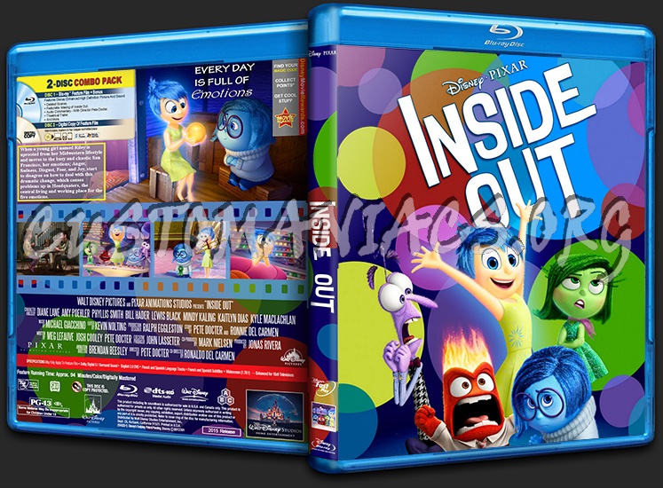 Inside Out blu-ray cover - DVD Covers & Labels by Customaniacs, id ...