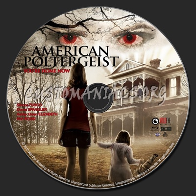 American Poltergeist blu-ray label