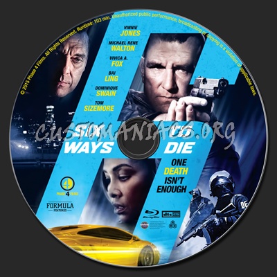 6 Ways to Die blu-ray label