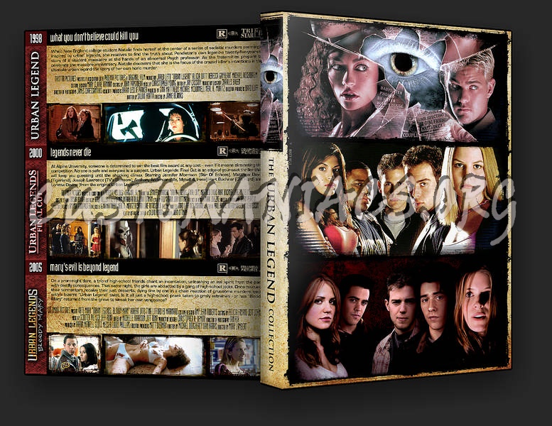 The Legends of Horror - The Urban Legend Collection dvd cover