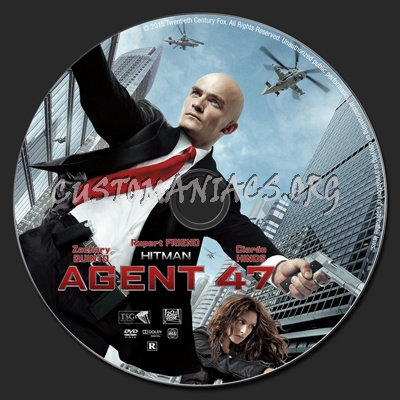 Hitman: Agent 47 dvd label