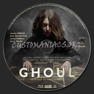 Ghoul blu-ray label