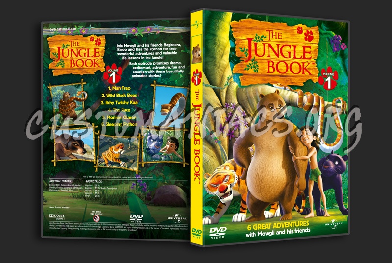 The Jungle Book Volume 1 dvd cover