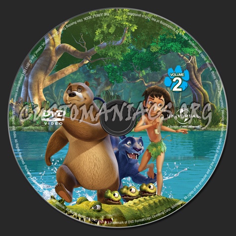 The Jungle Book Volume 2 dvd label