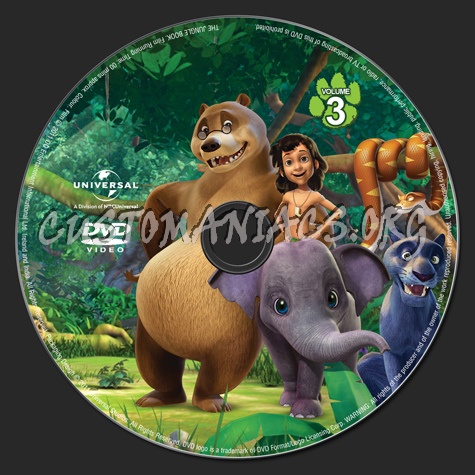 The Jungle Book Volume 3 dvd label