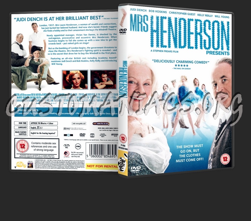 Mrs Henderson Presents dvd cover