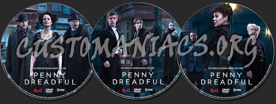 Penny Dreadful Season 2 dvd label