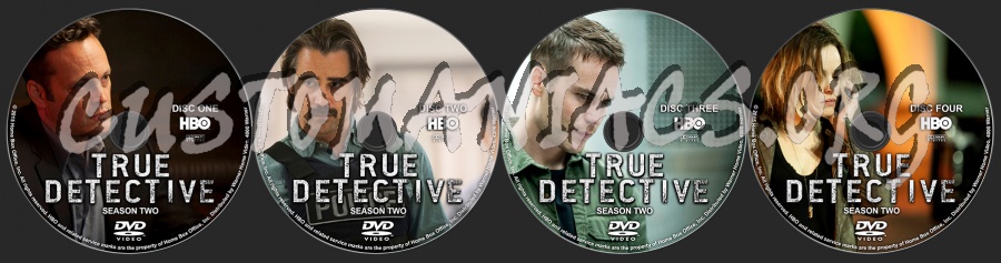 True Detective: Season Two dvd label