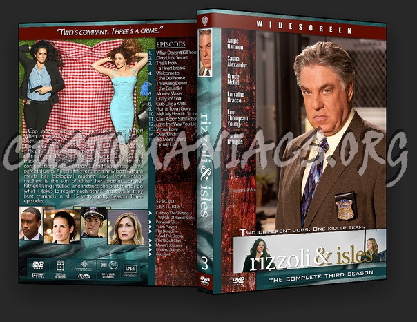 Rizzoli and Isles dvd cover