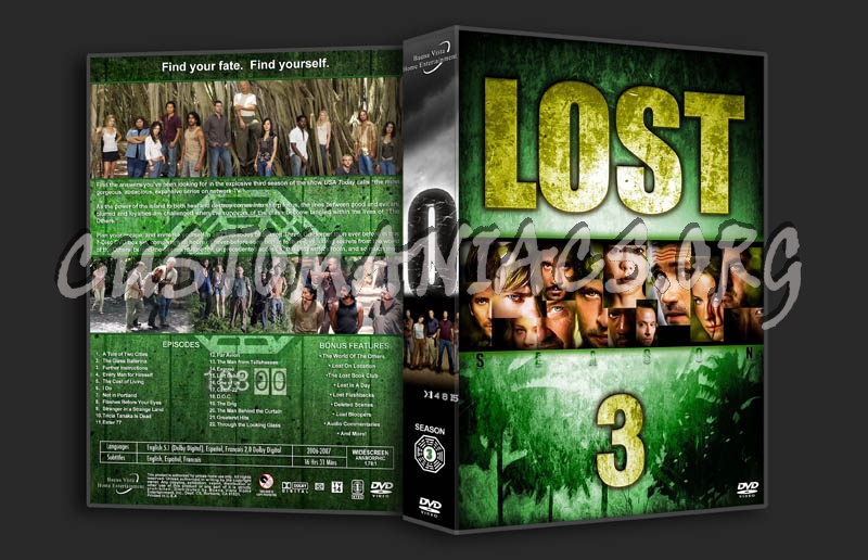 Lost - The Complete Series (3370x2175) dvd cover