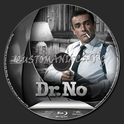 Dr. No blu-ray label