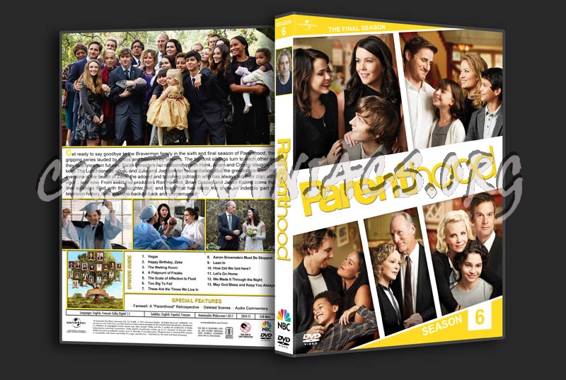 Parenthood - The Complete Series dvd cover