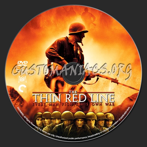 The Thin Red Line dvd label