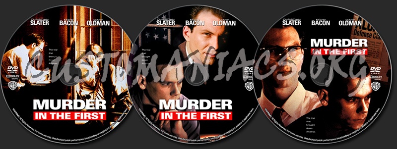 Murder in the First dvd label