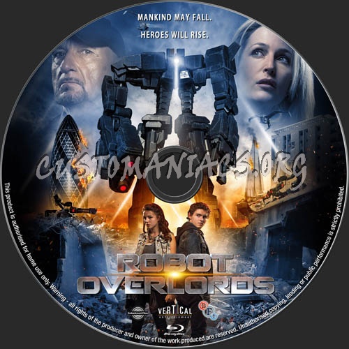 Robot Overlords blu-ray label