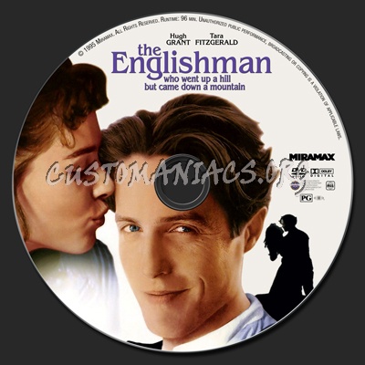 The Englishman Who Went Up a Hill But Came Down a Mountain dvd label